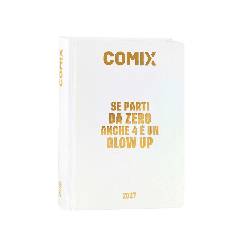 Diario Agenda 16 Mesi 2026/2027 Standard Comix Holo White