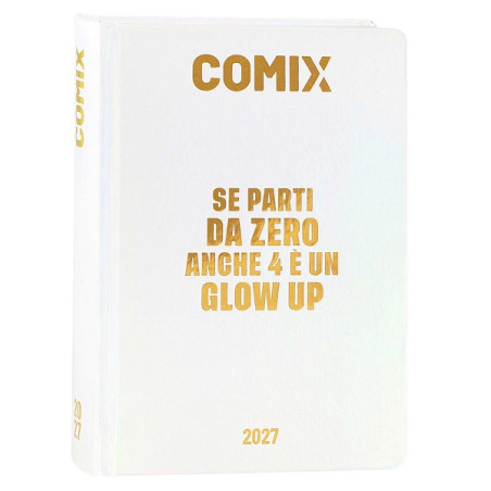 Diario Agenda 16 Mesi 2026/2027 Standard Comix Holo White