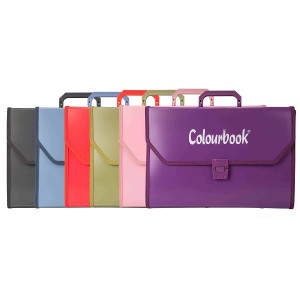 Valigetta cartella in ppl Colourbook  wild 26x39 SENZA tracolla