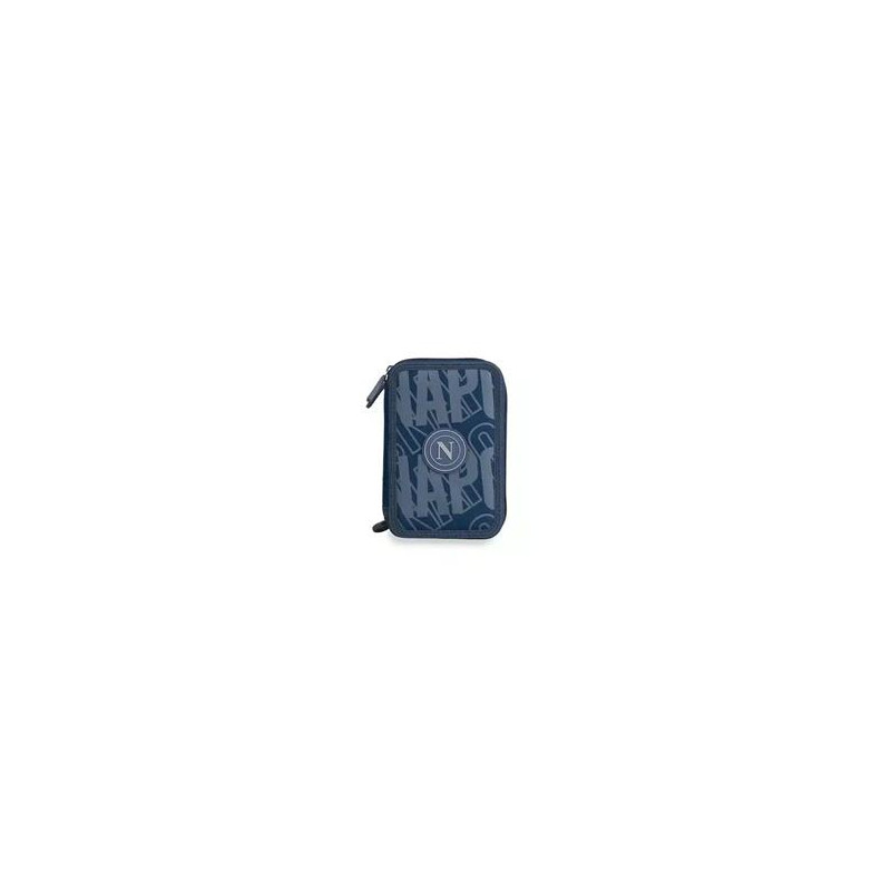 Astuccio completo 3 zip Colourbook Napolidark blu