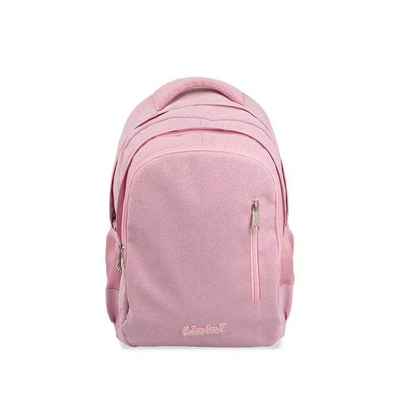 Zaino organizzato colourbook glitter rosa