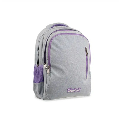 Zaino organizzato colourbook glitter rosa