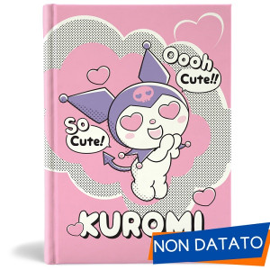 DIARIO SCOLASTICO STANDARD 15X21 10 MESI KUROMI rosa