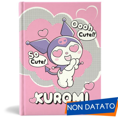 DIARIO SCOLASTICO STANDARD 15X21 10 MESI KUROMI rosa