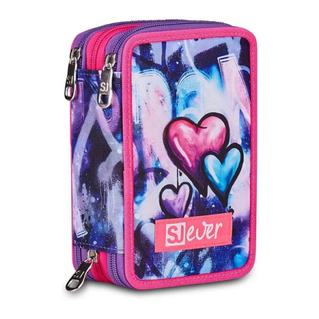 Astuccio completo 3 zip Seven sj gang multiviolet
