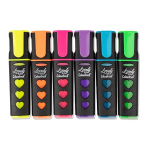 Evidenziatore liquido Lovely fluò 6pz
