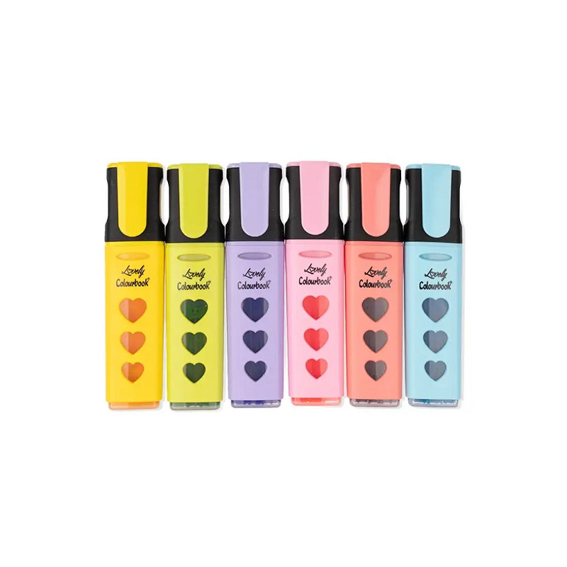 Evidenziatore liquido Lovely pastel 6pz