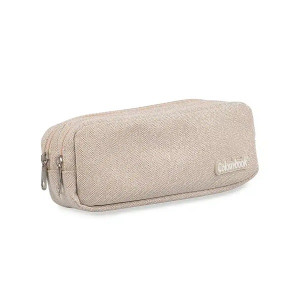 Astuccio bustina 2 zip Colourbook glitter oro