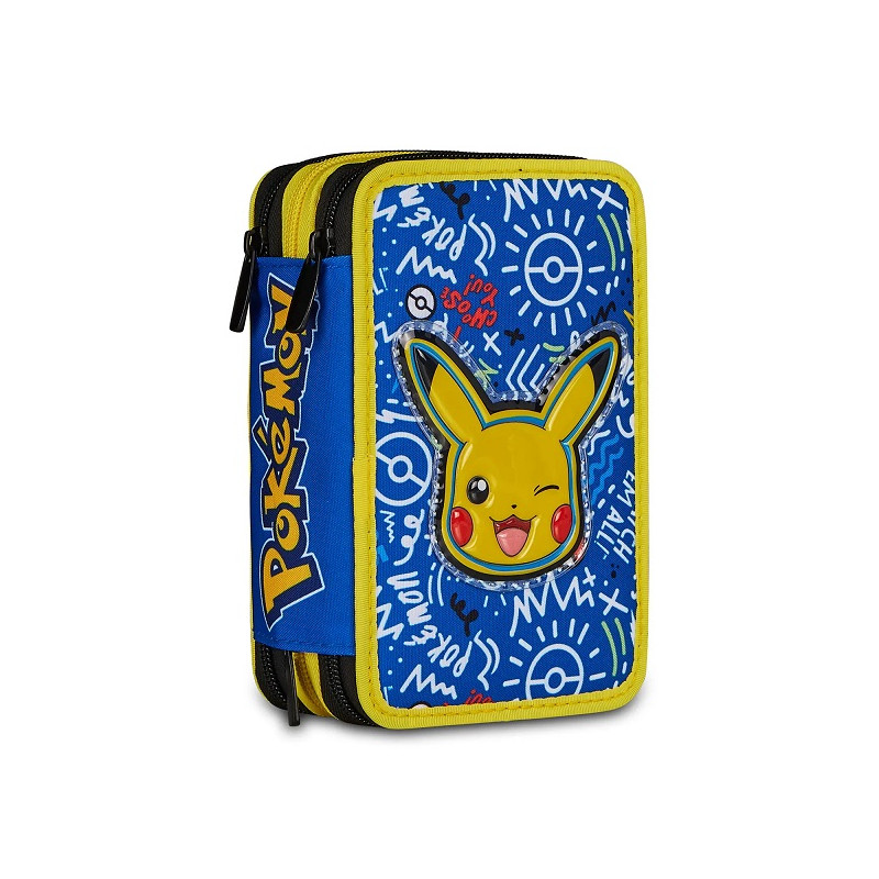 Astuccio 3 zip Seven POKEMON (LIST.€32,90)