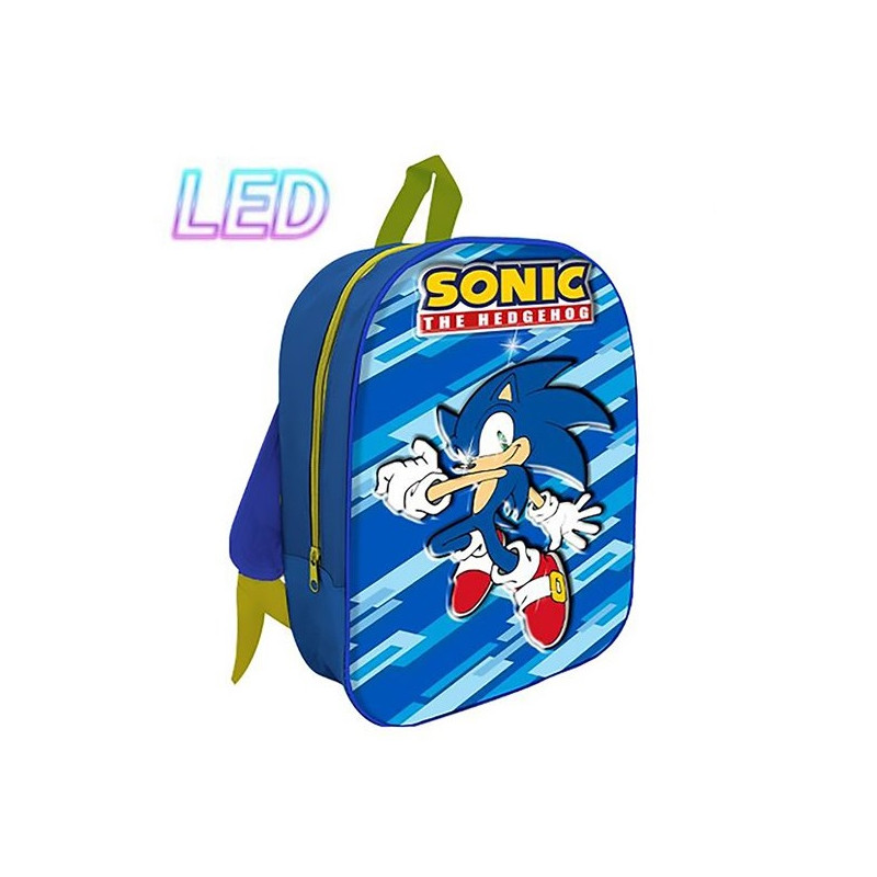 Zaino Asilo con Led 30CM Sonic