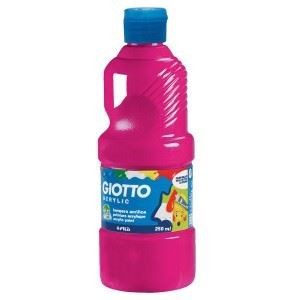 Colori a tempera acrilica magenta 250gr giotto
