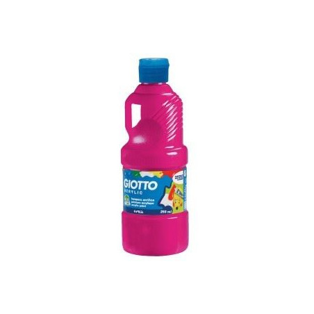 Colori a tempera acrilica magenta 250gr giotto