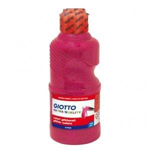 Colori a tempera glitter giotto magenta 250ml
