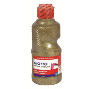 Colori a tempera glitter giotto oro 250ml