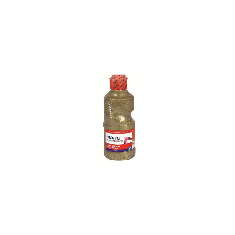 Colori a tempera glitter giotto oro 250ml