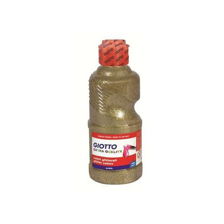 Colori a tempera glitter giotto oro 250ml