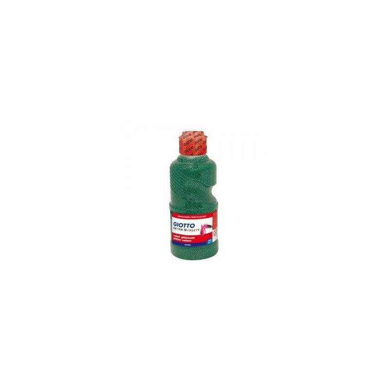 Colori a tempera glitter giotto verde 250ml