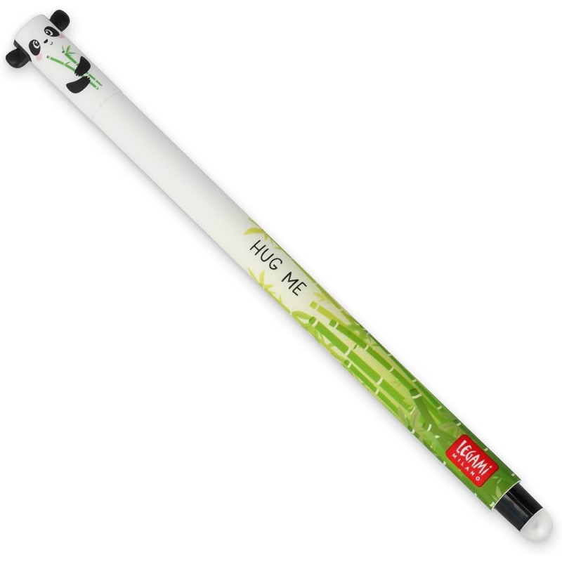 Penna Gel Cancellabile - Erasable Pen Panda con bamboo Legami