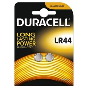 Pile a bottone Duracell LR44 2pz