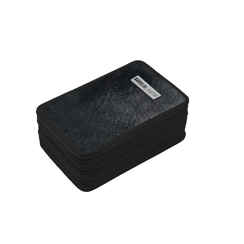 Astuccio completo 3 zip TINTAUNITA glamour nero