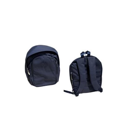 Zaino borsa travel blu con spallacci imbottiti e tascone frontale e tasca termica laterale ssc napoli