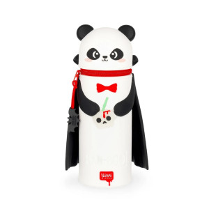 Astuccio 2-in-1 in Silicone Panda Bam-Boo Halloween - Kawaii - LEGAMI