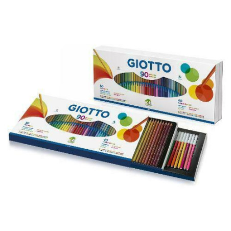 Kit Pastelli giotto stilnovo 50pz + 40 turbocolor