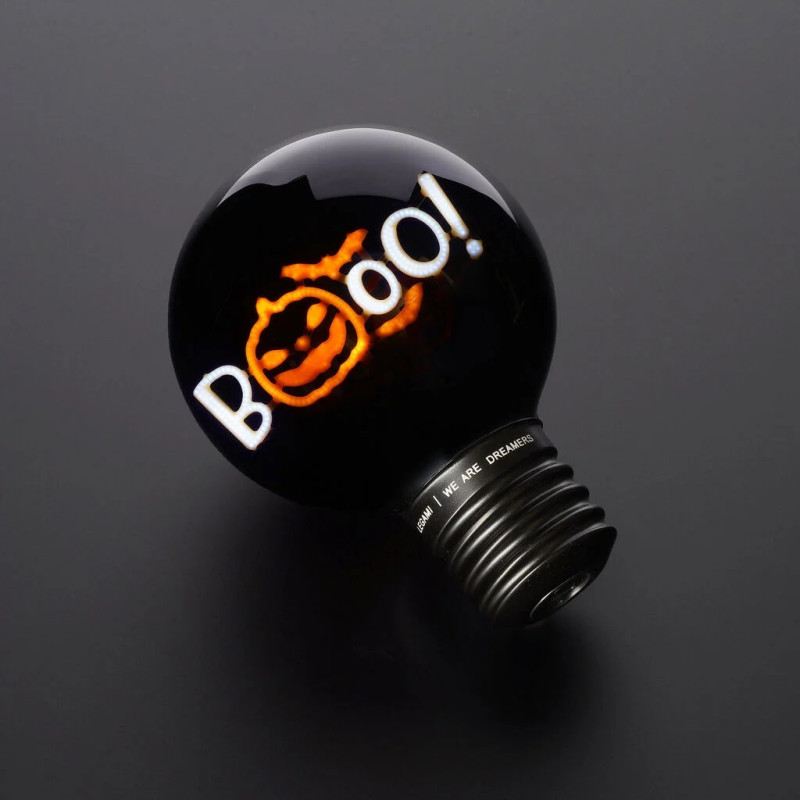 Lampada Decorativa da Tavolo a Forma di Lampadina Pumpkin Booo - Bulb Fiction XL - LEGAMI