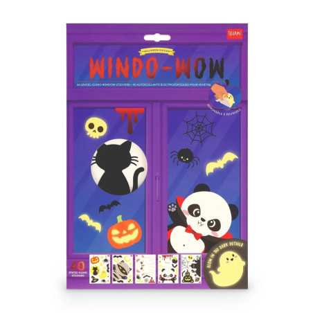 Set di 40 Adesivi Elettrostatici per Finestra - Windo-Wow - LEGAMI