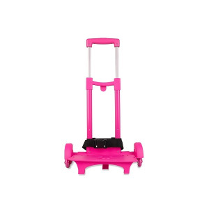 Trolley porta zaino in ABS 3 RUOTE COLOURBOOK rosa