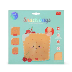 Buste porta snack - Cookie - cf.3 pz - Legami