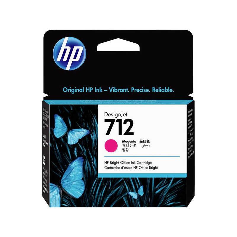 Cartuccia HP n.712 magenta 29ml