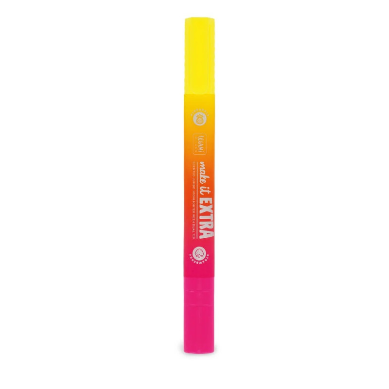 Evidenziatore Gigante Profumato con Doppia Punta - Make It Extra - FUXIA E GIALLO- LEGAMI