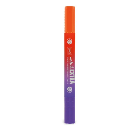 Evidenziatore Gigante Profumato con Doppia Punta - Make It Extra- VIOLA E ARANCIONE - LEGAMI