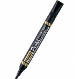Marker pentel N860 rosso punta scalpello