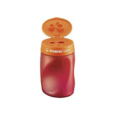 Temperamatite con serbatoio ergonomico per destrosi rosso