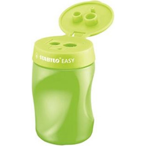 Temperamatite con serbatoio ergonomico per destrosi verde