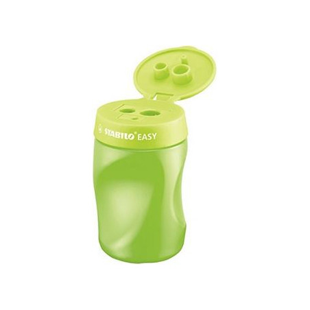 Temperamatite con serbatoio ergonomico per destrosi verde