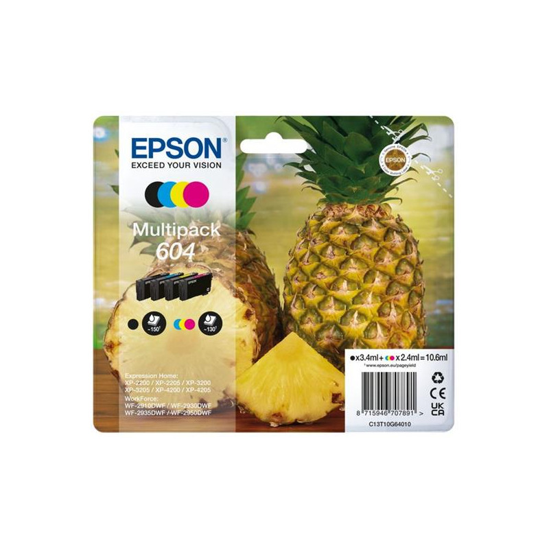 Epson cartucce multipack 604 ananas
