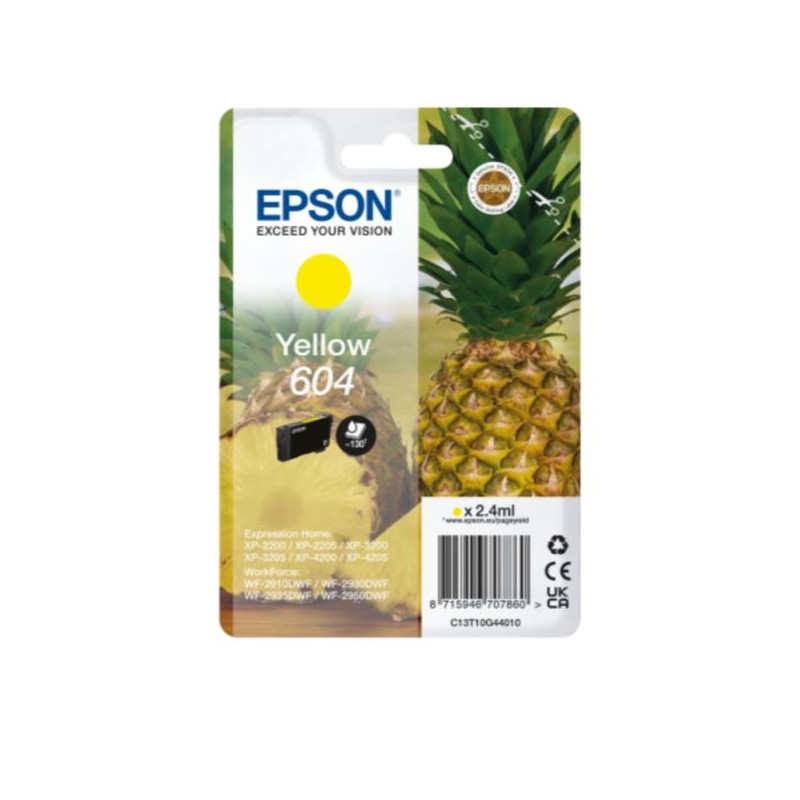 Epson cartuccia giallo 604 ananas