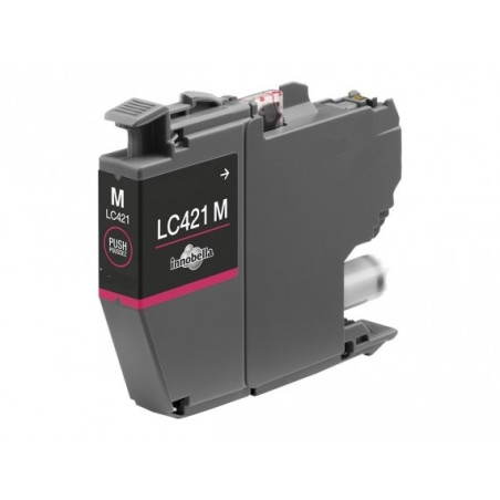 Cartuccia Brother LC421 Magenta compatibile