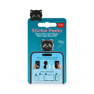 Figura Decorativa Adesiva - Stickie Peeky - Kitty - legami