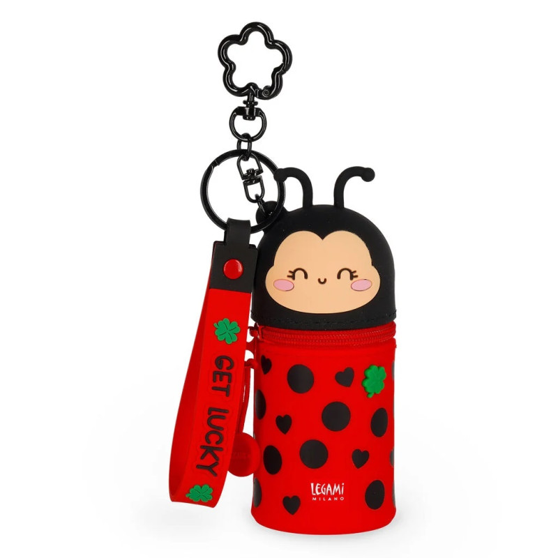 Portamonete con Portachiavi Ladybug - Mini Kawaii - legami
