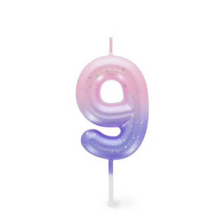Candelina n.9 pink Legami