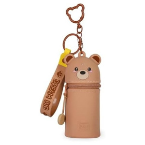 Mini Kawaii portamonete con portachiavi- Teddy legami