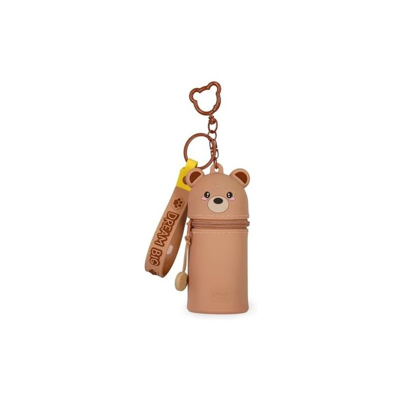 Mini Kawaii portamonete con portachiavi- Teddy legami