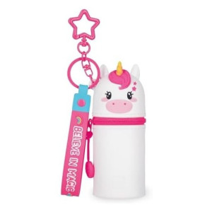 Mini Kawaii portamonete con portachiavi- unicorn legami