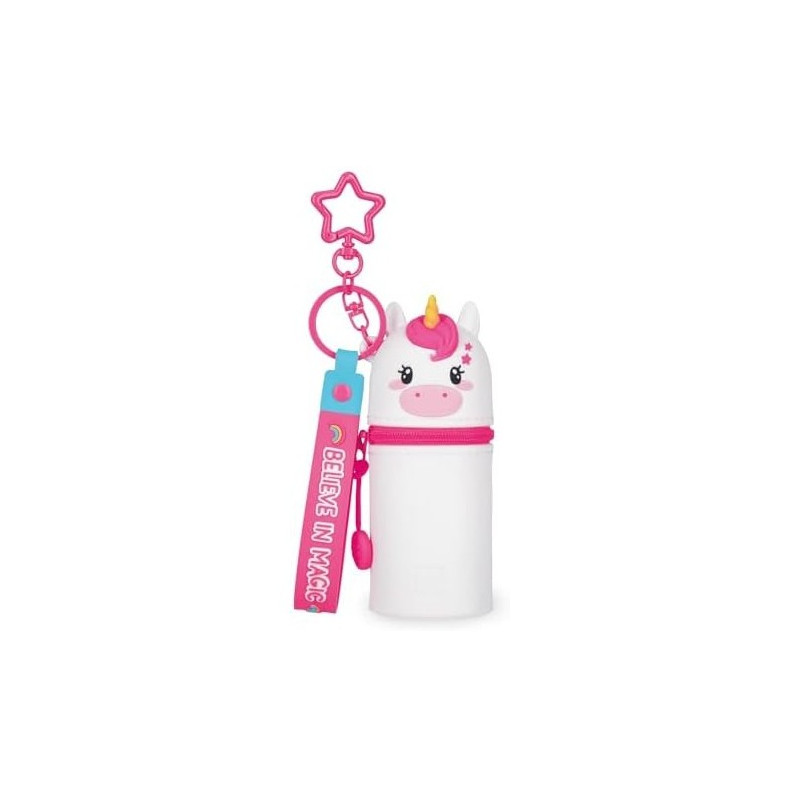 Mini Kawaii portamonete con portachiavi- unicorn legami