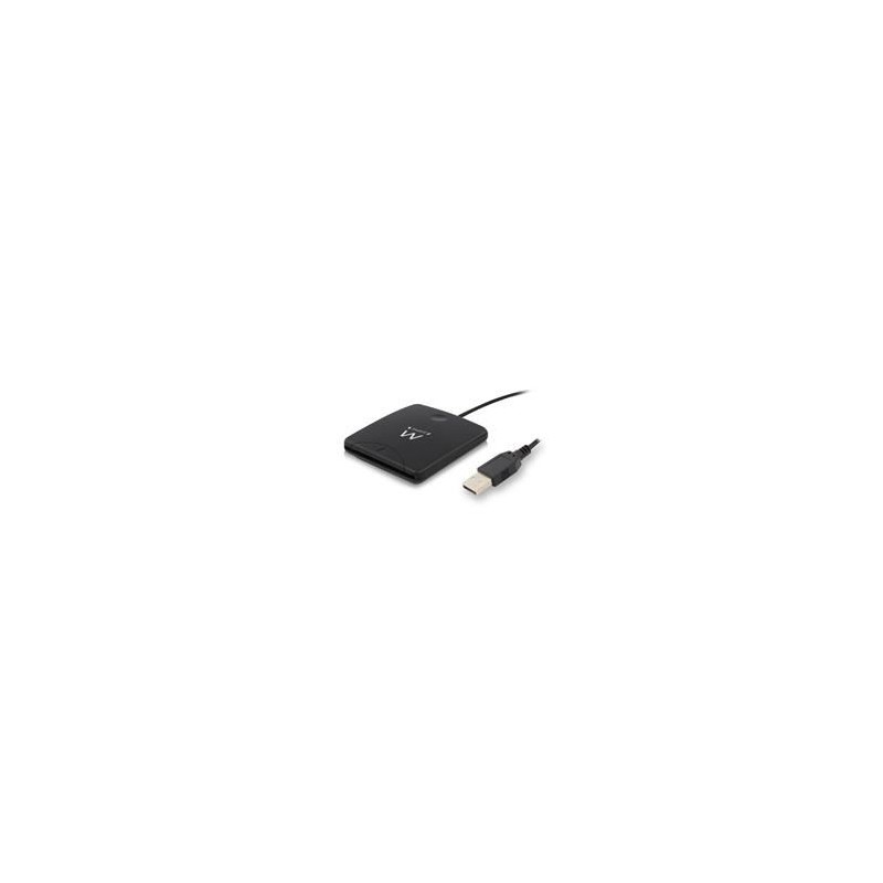 Lettore smart card firma digitale -Ewent EW1052 Nero USB 2.0