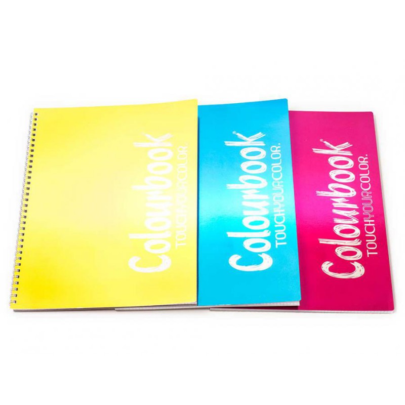 Quaderno A4 maxi spillato pop – 5mm 100 gr colourbook